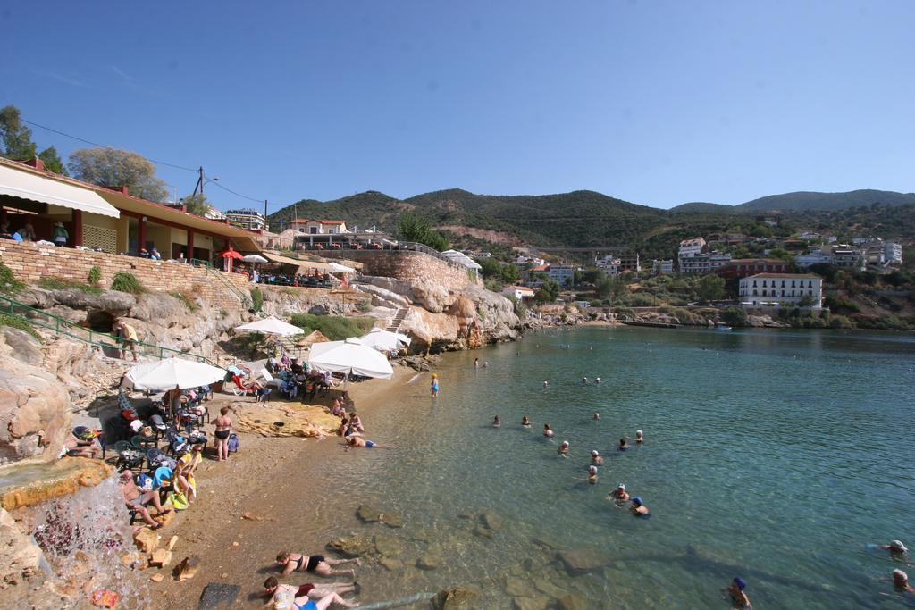Hotel Aidipsos Lutrá Edipszú Kültér fotó